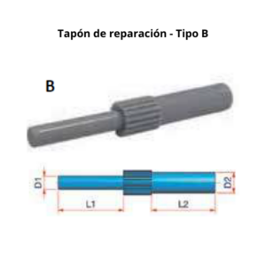 Tapón de reparación NIRON PREMIUM 7/11mm