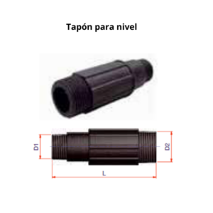 Tapón para nivel 1/2” – 3/4”