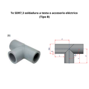Te SDR7,3 NIRON PREMIUM  soldadura a testa o accesorio eléctrico Ø200mm