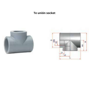 Te unión socket NIRON PREMIUM Ø125mm