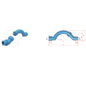 Desviación salvatubo compacto macho/hembra NIRN CLIMA unión socket Ø20mm