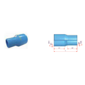 Reducción SDR11 macho/macho NIRON CLIMA soldadura a testa o con accesorio eléctrico 125/75mm